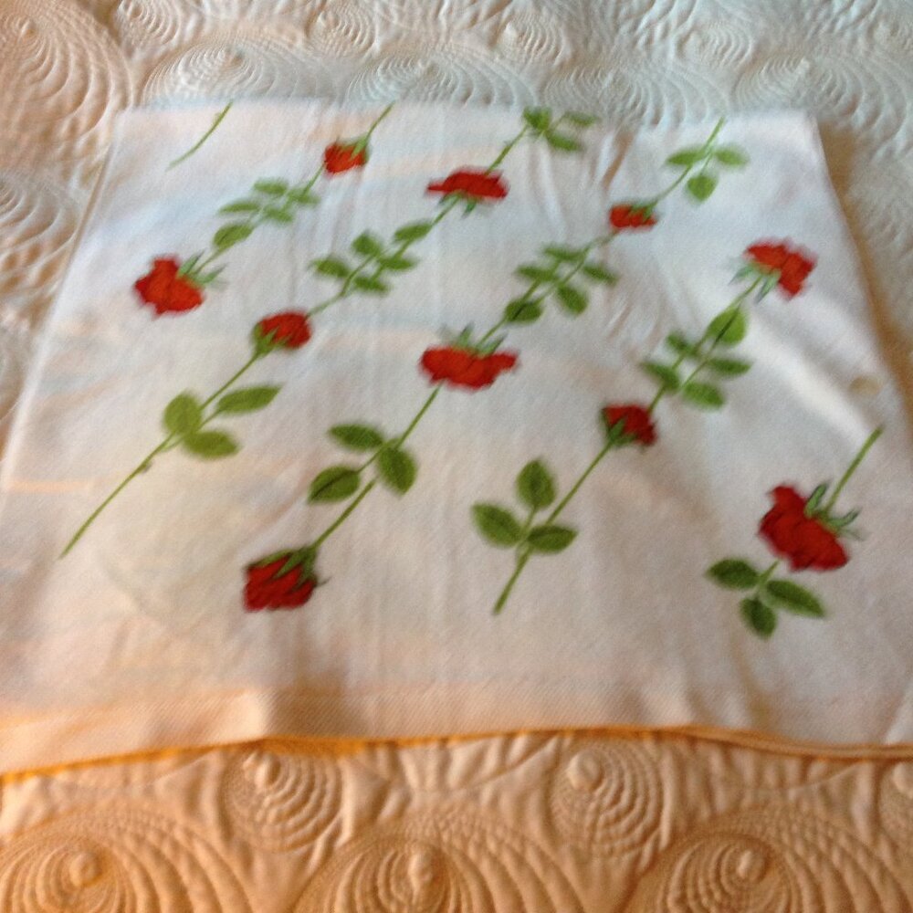 Two  New Vintage  Bath Towels by Christian Dior, Wamsutta Brand ,